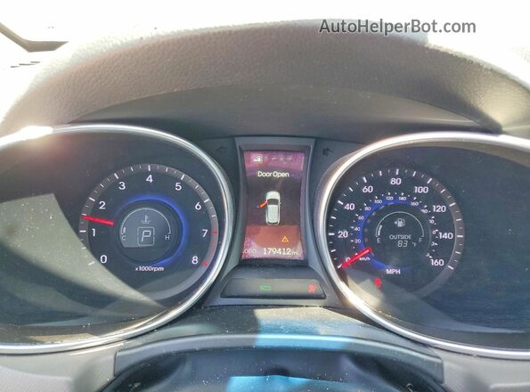 KM8SR4HF8GU134400 2016 HYUNDAI SANTA FE White Widok tylnych siedzeń