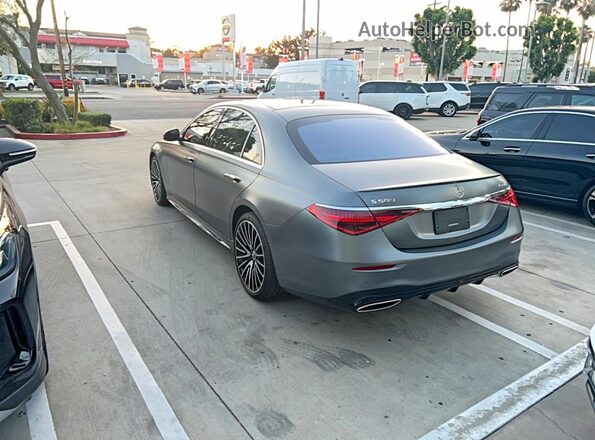 W1K6G6DB1NA105593 2022 MERCEDES-BENZ S Gray Przód prawy