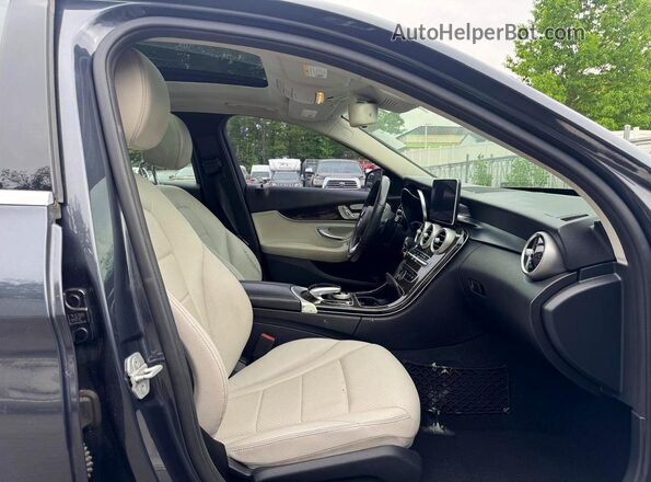 WDDWF4KB7GR151475 2016 MERCEDES-BENZ C Black Dashboard view