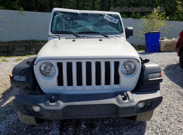 1C4HJXDN6NW200139 2022 JEEP WRANGLER Белый Вид сзади