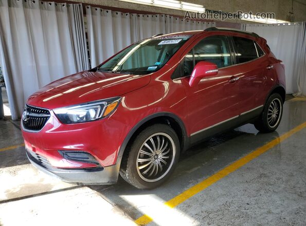 KL4CJASBXJB693657 2018 BUICK ENCORE Темно-бордовый Панорамный вид салона 360°