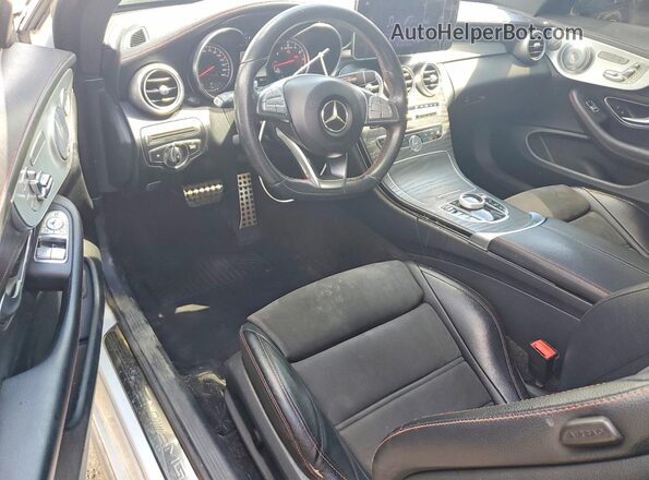 WDDWJ6EB4JF625851 2018 MERCEDES-BENZ C White Вид щитка приладів