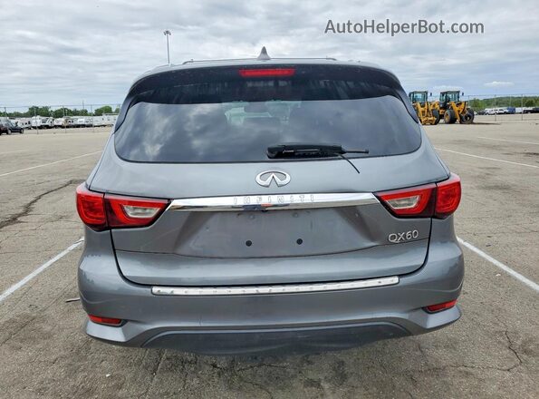 5N1DL0MM4HC510475 2017 INFINITI QX60 Charcoal Widok wnętrza z przodu