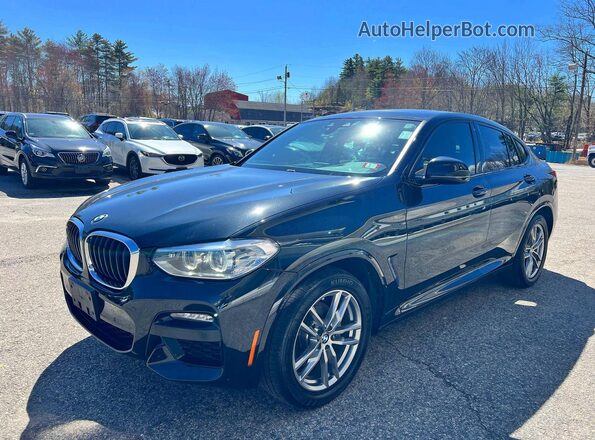 5UX2V1C01L9C64762 2020 BMW X4 Black Trasero izquierdo