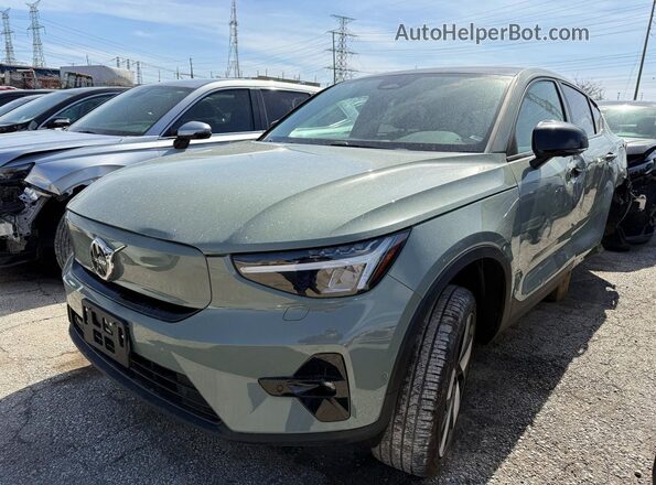 YV4ER3GL0R2109747 2024 VOLVO C40 Бирюзовый Задняя правая четверть