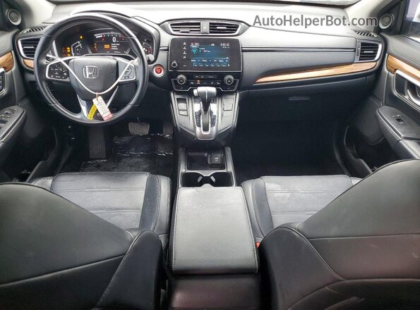 7FARW1H80JE056484 2018 HONDA CR-V Black Widok zestawu wskaźników