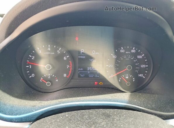 3KPA24ADXLE321921 2020 KIA RIO Синий Вид задних сидений