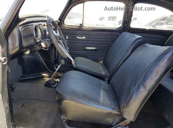 1836177 1958 VOLKSWAGEN BEETLE Серый Вид салона спереди