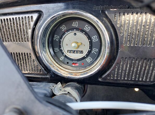 1836177 1958 VOLKSWAGEN BEETLE Серый Вид щитка приборов
