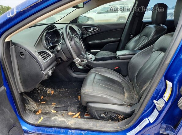 1C3CCCAB5GN107598 2016 CHRYSLER 200 Синий Вид панели приборов