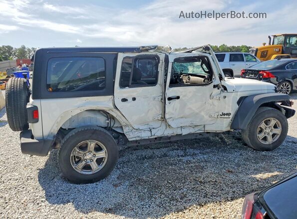 1C4HJXDN6NW200139 2022 JEEP WRANGLER Белый Передняя правая четверть