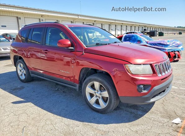 1C4NJDEB1GD631010 2016 JEEP COMPASS Темно-бордовый Вид спереди