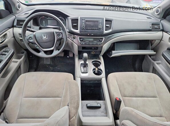 5FNYF5H18HB003821 2017 HONDA PILOT Серый Вид щитка приборов