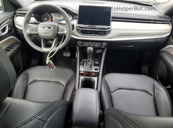 3C4NJDCN1ST600937 2025 JEEP COMPASS White Widok zestawu wskaźników