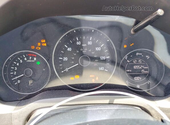 3CZRU5H37GM722865 2016 HONDA HR-V Gray Вид задніх сидінь