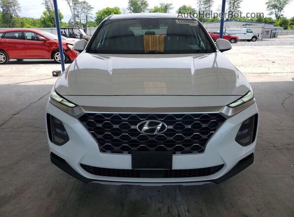 5NMS23AD2KH112159 2019 HYUNDAI SANTA White Vista trasera