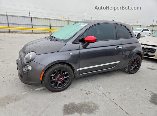 3C3CFFARXGT248530 2016 FIAT 500 Серый Задняя левая четверть