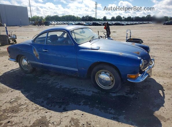 1412861965 1971 VOLKSWAGEN KARMANGHIA Blue Front view