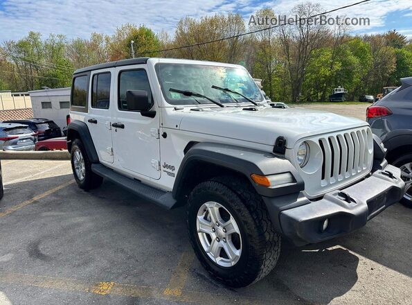 1C4HJXDG5JW162480 2018 JEEP WRANGLER Белый Вид спереди