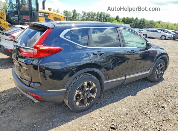7FARW2H96JE024346 2018 HONDA CR-V Черный Передняя правая четверть