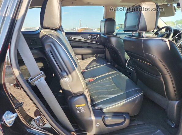 5N1DL0MN4HC518486 2017 INFINITI QX60 Черный Вид задней части салона