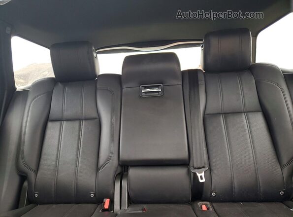 SALGS2FE6HA322518 2017 LAND ROVER RANGE Черный Вид задней части салона