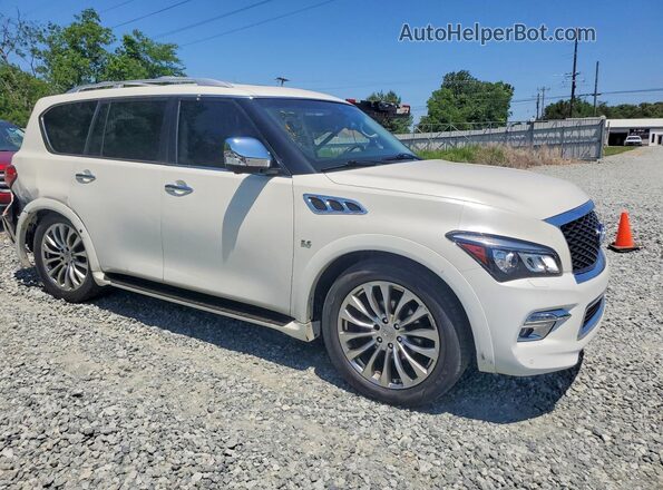 JN8AZ2NE6H9153780 2017 INFINITI QX80 Белый Вид спереди