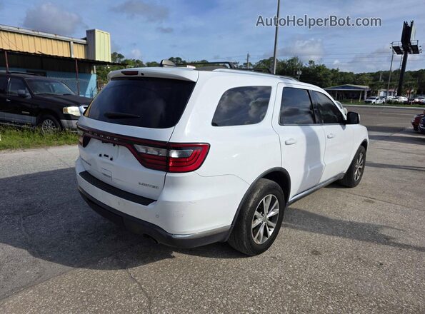 1C4RDHDG9GC361334 2016 DODGE DURANGO Белый Вид спереди