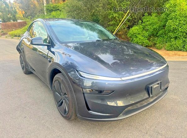 7SAYGDED5TF443870 2026 TESLA MODEL Gray Trasero izquierdo