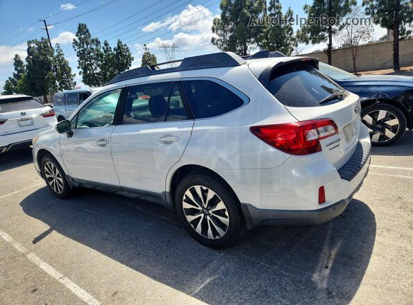 4S4BSENC3H3332166 2017 SUBARU OUTBACK Белый Задняя правая четверть
