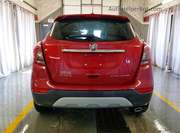 KL4CJASBXJB693657 2018 BUICK ENCORE Темно-бордовый Вид сзади