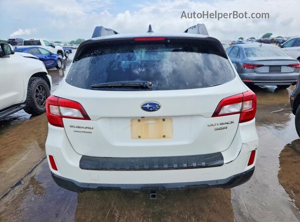 4S4BSEJC1G3297194 2016 SUBARU OUTBACK Белый Вид салона спереди