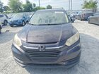 2016 Honda Hr-v Lx Gray vin: 3CZRU5H37GM722865