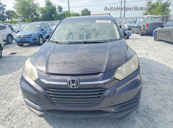 3CZRU5H37GM722865 2016 HONDA HR-V Gray Вид ззаду