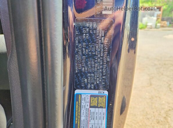 KNDNB4H35N6127143 2022 KIA CARNIVAL Синий 