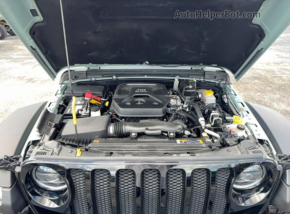 1C4HJXDN7PW509945 2023 JEEP WRANGLER Gray Widok deski rozdzielczej