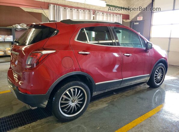 KL4CJASBXJB693657 2018 BUICK ENCORE Темно-бордовый Задняя правая четверть