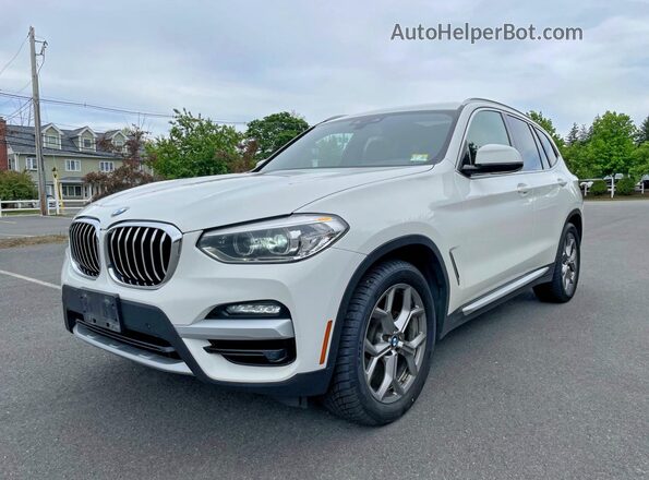 5UXTY5C05LLT35268 2020 BMW X3 Белый Задняя правая четверть