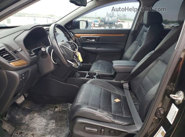 7FARW1H80JE056484 2018 HONDA CR-V Black Widok deski rozdzielczej