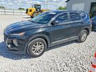 2019 Hyundai Santa Fe Se Black vin: 5NMS23AD7KH021470