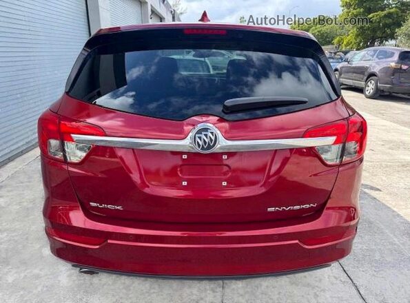 LRBFXASA1HD049406 2017 BUICK ENVISION Красный Вид салона спереди