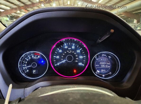 3CZRU6H57GM748809 2016 HONDA HR-V Угольный Вид задних сидений