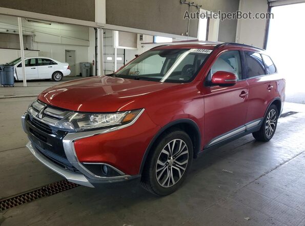 JA4AZ3A35GZ059274 2016 MITSUBISHI OUTLANDER Красный Задняя левая четверть