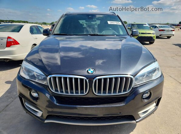 5UXKR0C54J0Y02637 2018 BMW X5 Серый Вид сзади