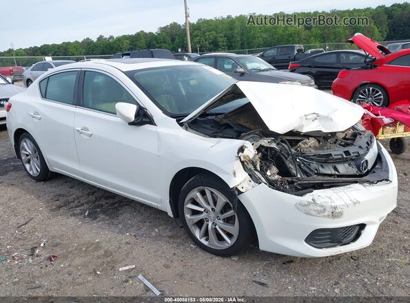 19UDE2F3XGA018995 2016 ACURA ILX Белый Передняя правая четверть