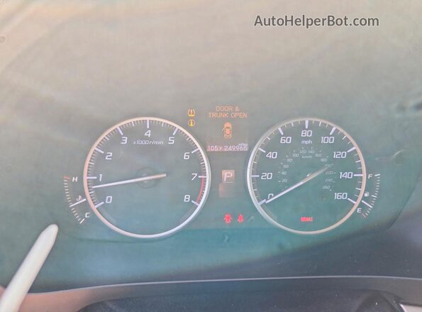 19UDE2F73GA010465 2016 ACURA ILX Silver Вид щитка приладів