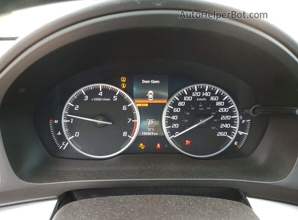 19UDE2F79GA801342 2016 ACURA ILX White Widok zestawu wskaźników