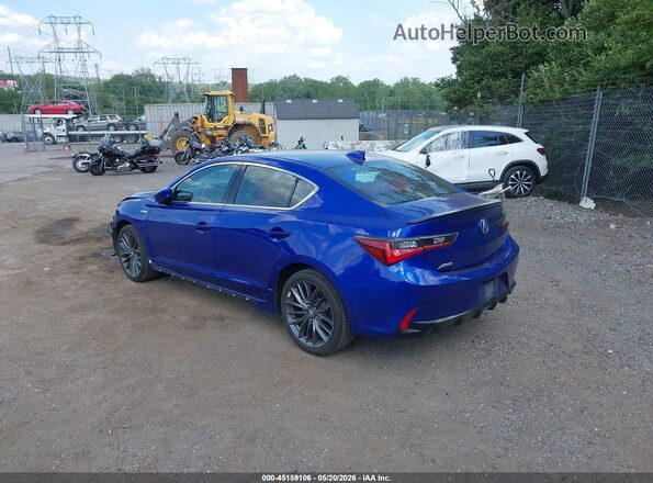 19UDE2F87MA002017 2021 ACURA ILX Blue Trasero izquierdo