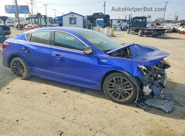 19UDE2F89MA004027 2021 ACURA ILX Blue Delantero derecho