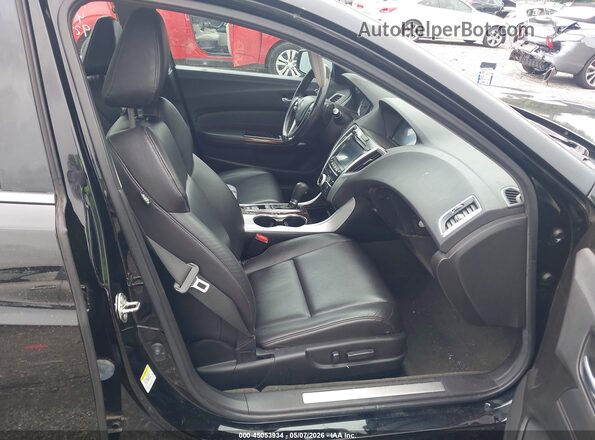 19UUB1F34GA009227 2016 ACURA TLX Черный Вид салона спереди